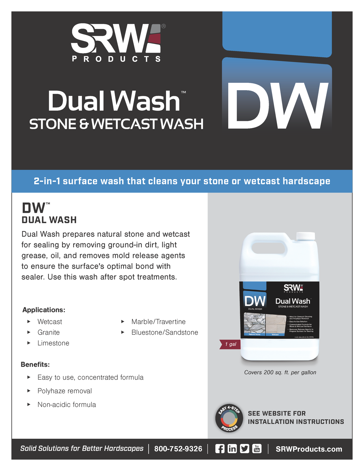 Dual Wash flyer sheet