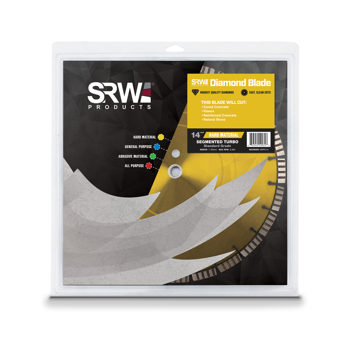 14 inch reinforced concrete cutting diamond blade