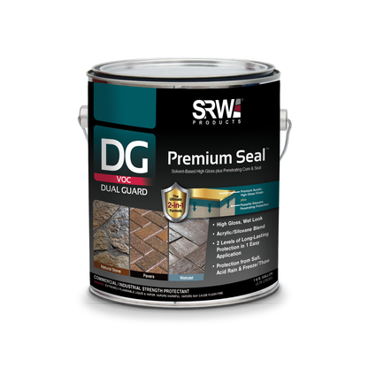 SRW Products Dual Guard VOC Premium Seal for pavers natural stone and wetcast