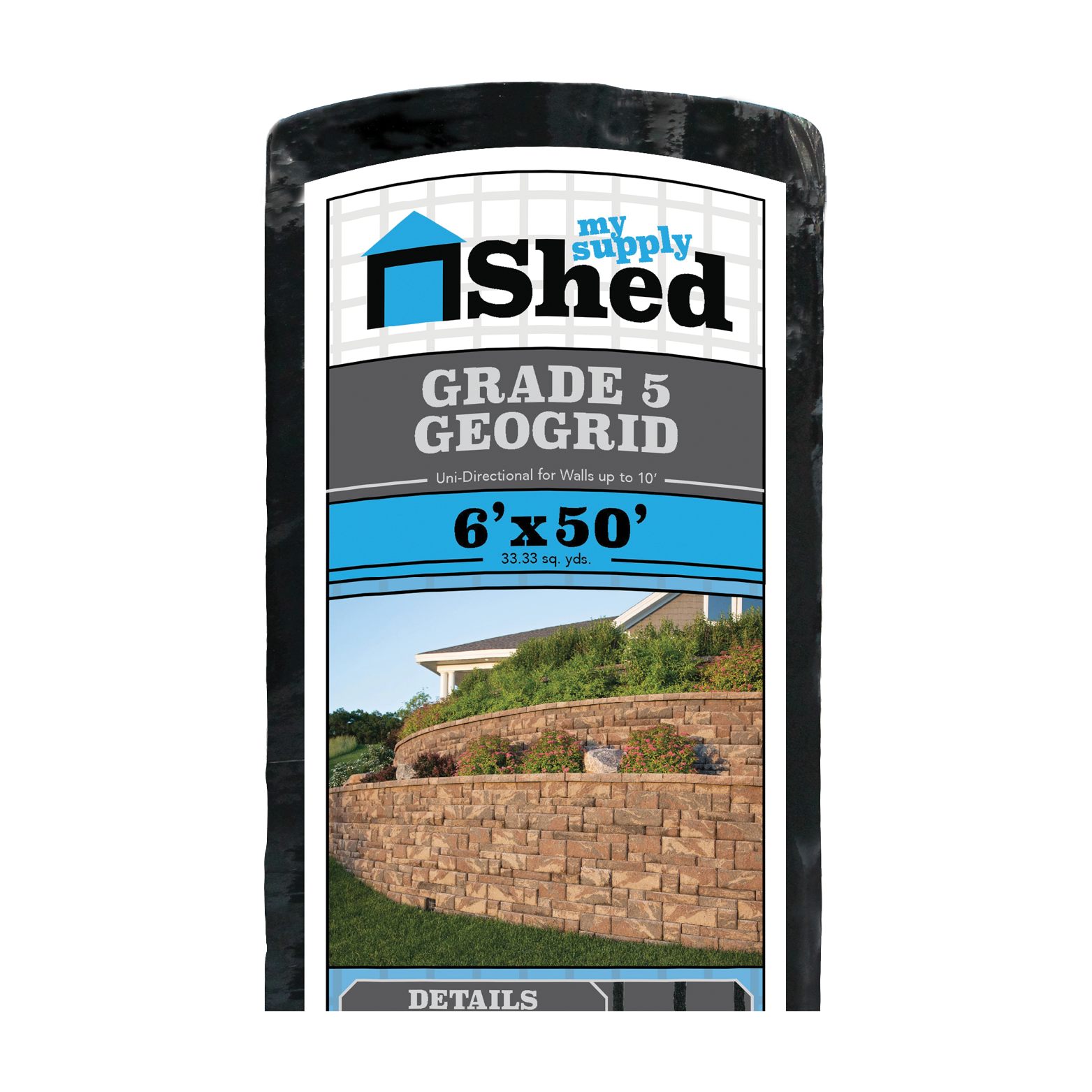 heavy duty geogrid for retaining walls