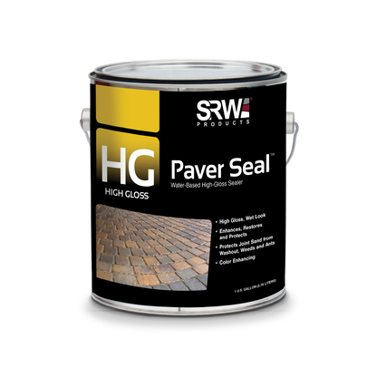 Water based high gloss paver patio sealer by SRW Products