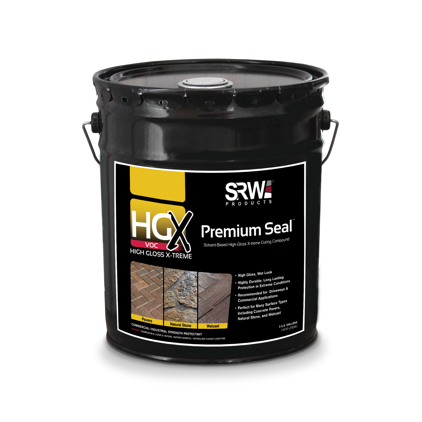 glossy hardscape sealer by SRW Products