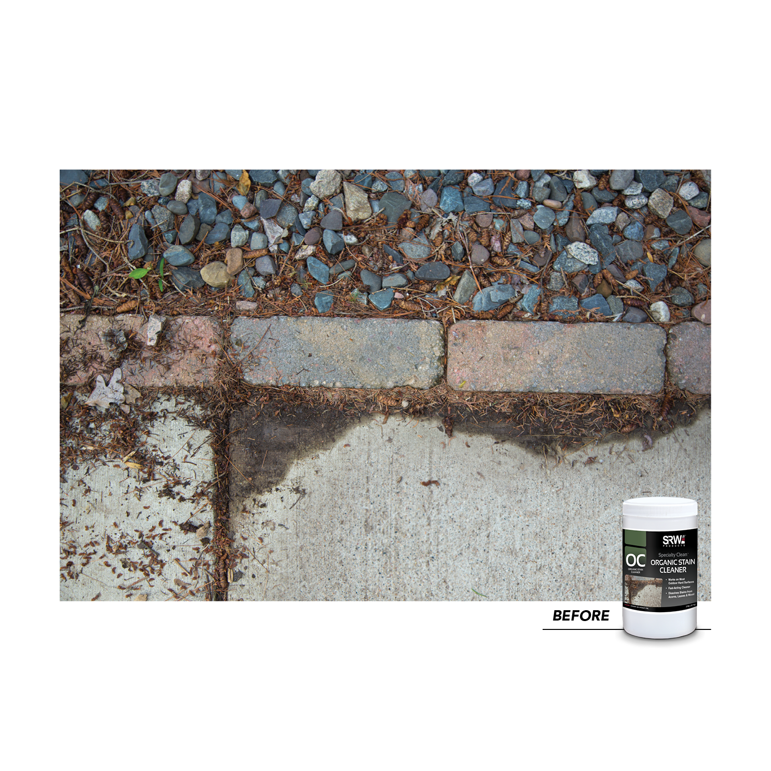 SRW Products Mold, Moss and Mildew Outdoor Surface Cleaner (1QT) –