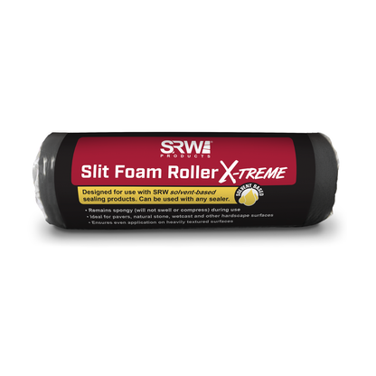 Slit foam roller x-treme srw products roller for solvent based patio sealer
